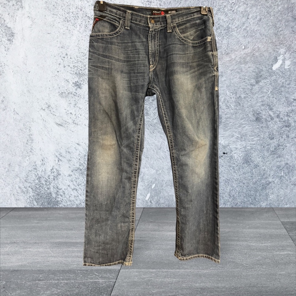 Ariat Blue Relaxed Fire Resistive Jeans Vintage Look